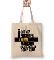 I Am An Engineer 03 Bez Çanta Uzun Saplı