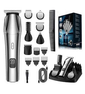 fk-9001 Erkek Bakım Kiti,Saç Sakal ve Tüm Vücut Bakım seti 6 in 1 -10W
