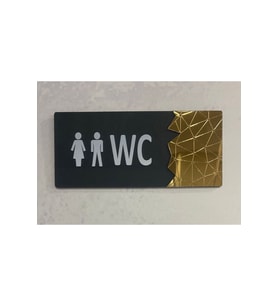 Pink Pearl Serisi Wc Yönlendirme Tabelası