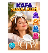 Elektrikli Kafa Masaj Aleti – Hafif, Taşınabilir ve Ergonomik Tasarım