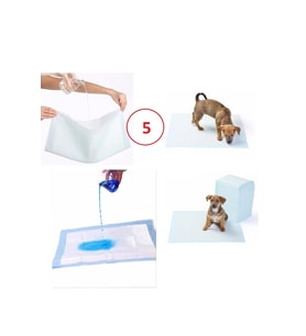 Yıkanabilir Köpek Çiş Pedi - 90 X 60 Cm 5li Paket
