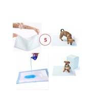 Yıkanabilir Köpek Çiş Pedi - 90 X 60 Cm 5li Paket