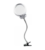 2.5x130 Mm 5x24 Mm Led Aydınlatmalı Büyüteç,masa Üstü Metal Hortum Mandallımg15124c