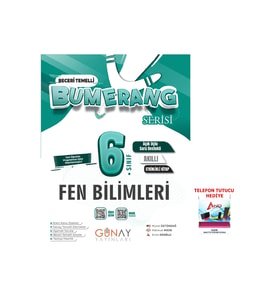 Günay Yayınları 2025-2026 6. Sınıf Fen Bilimleri Bumerang Konu Anlatımlı Gelişmiş Yeni Nesil Güncel Müfredat (Çok Renkli)