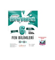 Günay Yayınları 2025-2026 6. Sınıf Fen Bilimleri Bumerang Konu Anlatımlı Gelişmiş Yeni Nesil Güncel Müfredat (Çok Renkli)