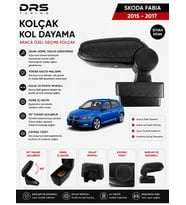 Skoda Fabia 2015 - 2021 Kolçak Kol Dayama Siyah