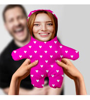 Motto Gift Sevgiliye Sürpriz Hediye Özel Fotoğraflı Aşkım Peluş Oyuncak Pembe 531037