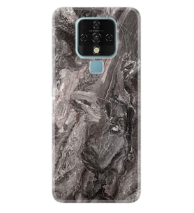Tecno Camon 16 18P Pova Pova 3 Pova Neo Kılıf Desemli Silikon Gri Mermer 1376