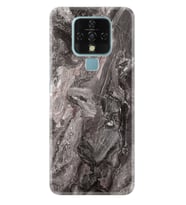 Tecno Camon 16 18P Pova Pova 3 Pova Neo Kılıf Desemli Silikon Gri Mermer 1376