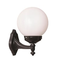 AVONNI BAP-68160-BSY-M1-OP Siyah Boyalı Dış Mekan Aydınlatma E27 ABS Polietilen Cam 25x20cm
