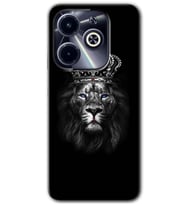İnfinix Hot 40i Kılıf HD Desen Baskılı Kılıf - King Lion