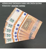 500  ADET 50 EURO GEÇERSİZ EĞLENCE OYUN ŞAKA  DÜĞÜN PARASI