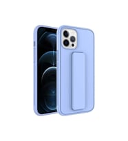 Apple iPhone 12 Pro Uyumlu Kılıf Zore Qstand Kapak (Lila)