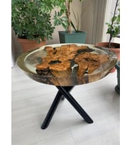 ANKA AHŞAP TASARIM EPOKSİ SEHPA