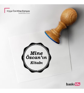 Kişiye Özel Kitap Damgası Kitap Mührü Kaşe Kitap Mühür Özel Damga 35
