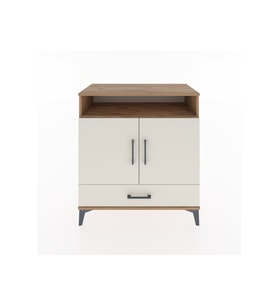 Hyperion Şifonyer 4 Raflı Tek Çekmeceli 2 Kapaklı 88x44x96 Çam-Aytaşı