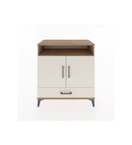 Hyperion Şifonyer 4 Raflı Tek Çekmeceli 2 Kapaklı 88x44x96 Çam-Aytaşı