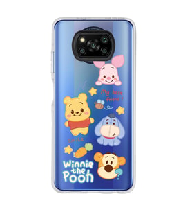 Poco X3 PRO / X3 NFC Uyumlu Winnie The Pooh Tasarımlı Şeffaf Telefon Kılıfı