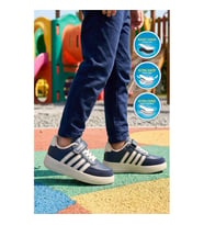 Lafonten 754 F Siyah-Lila Cırtlı Kız Çocuk Spor Ayakkabı