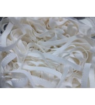 Lastik EKRU faredişi desenli 8mm- 5mt  iç çamaşır Lastiği 1 Paket 5Mt