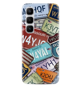 Infinix Hot 60 Kılıf Boutique Baskılı Resimli Plakalar Pcode -054