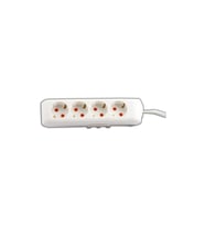 VİKO Multi-let 4'lü Topraklı 2 Metre Kablolu Çocuk Korumalı Grup Priz