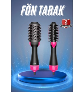 Saç Kurutma Makinesi Saç Düzleştirici Fön Tarak Isı Ayarlı Sıkı Dişli