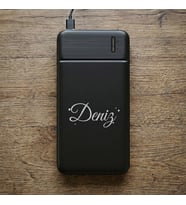 BK Gift Kişiye Özel İsimli 10.000 mAh Powerbank PB-4011 -4, LED Göstergeli Taşınabilir Şarj Cihazı, Kurumsal Hediye