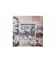 River World Marilyn Monroe Tasarım Ahşap Resim Fotoğraf Çerçevesi