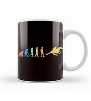 Retro Evolution Equestrian Sport Horse Riding Dressage Kupa Bardak Porselen