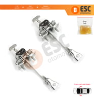 Opel Vectra C Signum 2003-2008 5160245 İçin 2 Adet Ön Sağ ve Sol Kapı Gergi Yayı