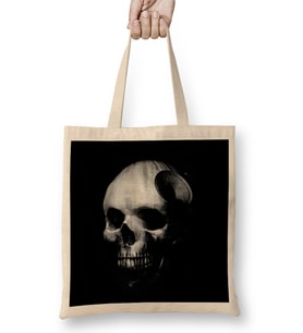 Death skull Bez Çanta Uzun Saplı