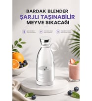 USB Şarjlı Kablosuz Blender Kompakt ve Taşınabilir Meyve Hazırlayıcı