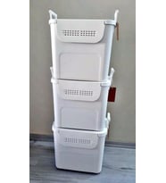Geseus Motek Mybox 3x30 Litre Kulplu Çok Amaçlı Organizer Saklama Kutusu-MT-35