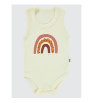Civil Baby Kız Bebek Çıtçıtlı Badi 1-36 Ay Fil Dişi (Çok Açık Fildişi)