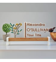 ofis isimliği, Masa isimliği , İsimlik, Meslek isimliği (Model 5)