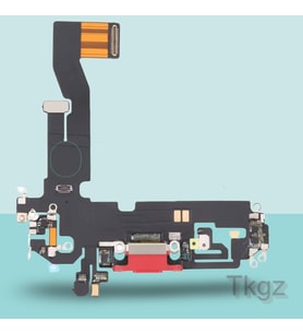 Apple İphone 12 Full Şarj Soketi Filmi FLEX (KIRMIZI)