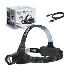 GT100 LED Şarjlı Kafa Lambası Güçlü Aydınlatma Yüksek Performanslı Profesyonel Model WT-628