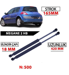 MEGANE 2 HB BAGAJ AMORTİSÖRÜ