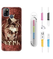 INFINIX Smart 4 5 6 Zero 8 S5 Pro Kılıf Kablo Koruma Spiral Silikon Göktürk 3 1412