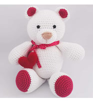 Şirin Ayı Amigurumi Organik Oyuncak
