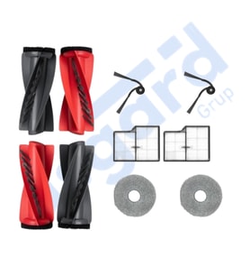 Roborock Saros 10- Saros 10R Uyumlu 2 Ana Fırça 2 Yan Fırça 2 Filtre 2 Mop PKT-iasgf0000857