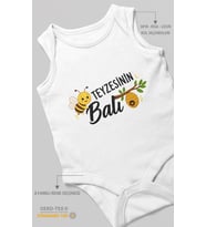 Teyzesinin Balı Sıfır Kol Bebek Zıbını %100 Pamuk
