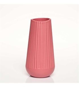 Vitale Moleanos Kırmızı Vazo Küçük 9*9*19 Cm AK.JL0070