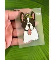 8X4 CM ÜTÜ İLE YAPIŞAN KÖPEK ARMA TRANSFER BASKI
