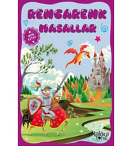 Çocuklar için Hayal ve Odak Geliştirici Rengarenk Masallar Mor