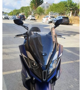 MOTOCAM Kymco Downtown 250i Ön Cam 2016-2026-2026 Model 61cm Şeffaf Renkli 4mm ORİJİNAL BOYLU