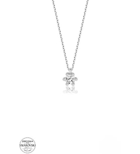 SWAROVSKİ TAŞLI  ZİRCONİA TEK TAŞ PIRLANTA MONTÜR  925 AYAR GÜMÜŞ KOLYE