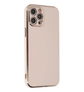 Mey İthalat® iPhone 12 Pro Max Kılıf Volet Silikon - Pembe