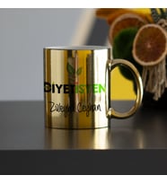 Diyetisyene Hediye Gold Kupa Bardak 001